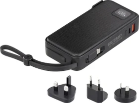 Voltcraft VC-PBP2535CB Powerbank USB PD 3.0 10000mAh grau/schwarz