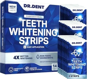 Dr. Dent Professional Teeth Whitening Strips, 14 Stück