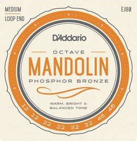 D'Addario Octave Mandolin Phosphor Bronze Medium