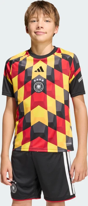 adidas Deutschland Pre-Match 2026 Heimtrikot kurzarm black/team yellow (Junior)