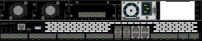 Lancom XS-61 Aggregation Switch Rackmount 10G Managed Stacking Switch, 16x SFP+, 4x RJ-45/SFP+, 4x SFP28, 4x SFP-DD, 2x QSFP+