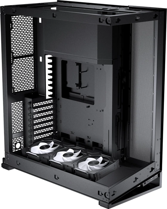 Phanteks NV7 Black, schwarz, Glasfenster