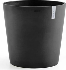 Ecopots Kunststoff-Topf Amsterdam 50cm dark grey