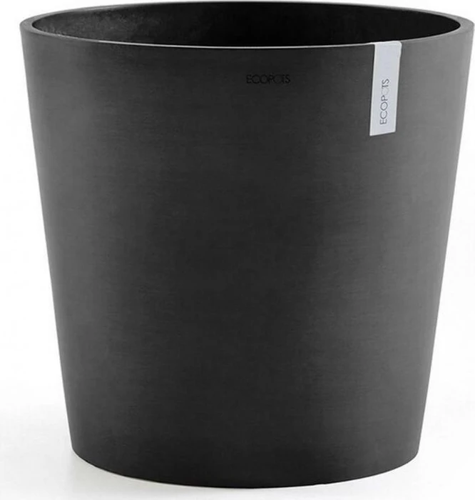 Ecopots Kunststoff-Topf Amsterdam 50cm dark grey