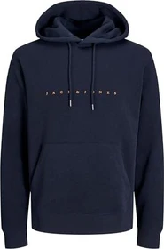 Jack & Jones Logo Hoodie dark navy (Herren)