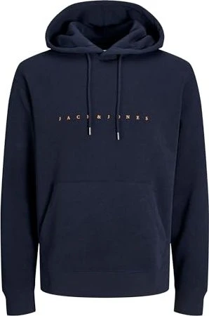 Jack & Jones Logo Hoodie dark navy (Herren)