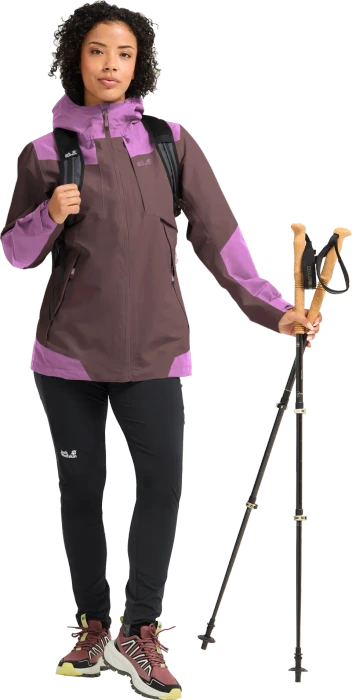 Jack Wolfskin Flextrail 2L Funktionsjacke sheer plum (Damen)