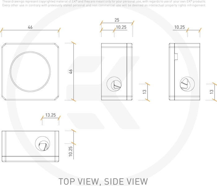 EK Water Blocks Quantum Line EK-Quantum Flow Indicator D-RGB, Nickel, Durchflusssensor