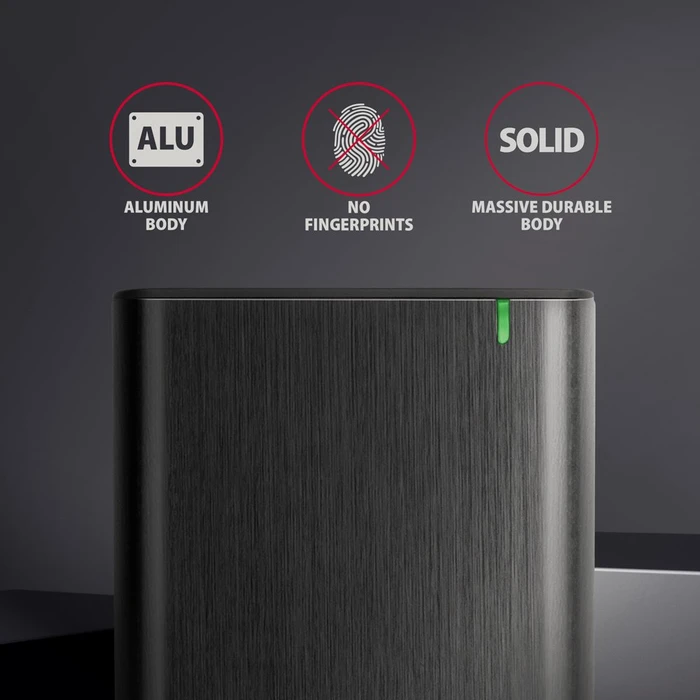 Axagon Raw Box Festplattengehäuse, schwarz, 2.5", USB 3.0 Micro-B