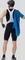 Odlo Zeroweight Tights Bib Fahrradhose kurz weiß/schwarz (Herren) Vorschaubild
