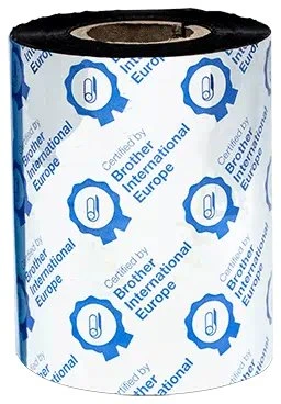Brother Premium Wachs Thermotransferband schwarz, 80mm, 300m