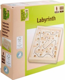 Natural Games Holz Labyrinth 12x12cm