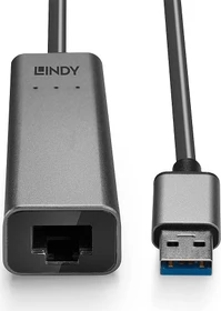 Lindy 2.5G Konverter LAN-Adapter, RJ-45, USB-A 3.0 [Stecker] (43313)