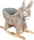Legler Small Foot Schaukeltier Esel mit Sitz (12210)