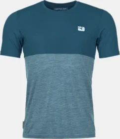 Ortovox 150 Cool Logo Funktionsshirt kurzarm petrol blue (Herren)