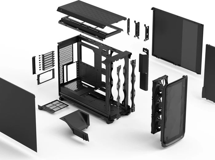 Fractal Design Meshify 3 XL Black Solid, schwarz