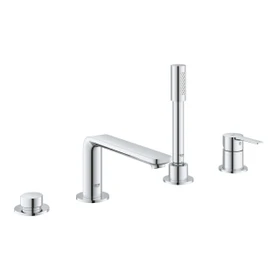 Grohe Lineare 4-Loch Einhand-Wannenkombination chrom