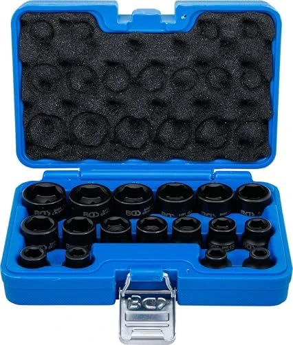 BGS technic Steckschlüsselsatz inkl. Werkzeugbox, 17-tlg.