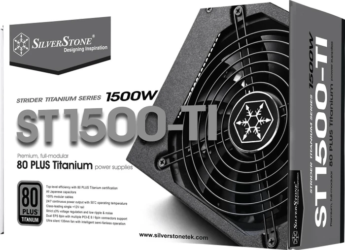 SilverStone Strider Titanium Series 1500W, ATX 2.4