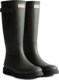 Hunter Boots Field Downpour Ajustable Wellington dark olive/black