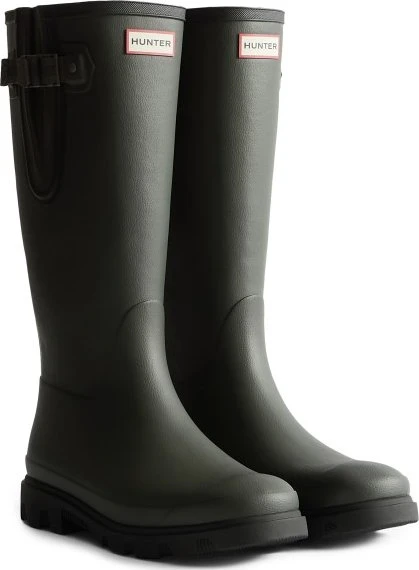 Hunter Boots Field Downpour Ajustable Wellington dark olive/black