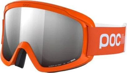 POC POCito Opsin fluorescent orange/clarity pocito-partly sunny silver (Junior)