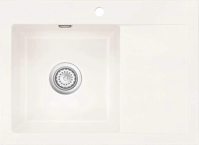 systemceram Mera 70 F Einbau Becken links polar