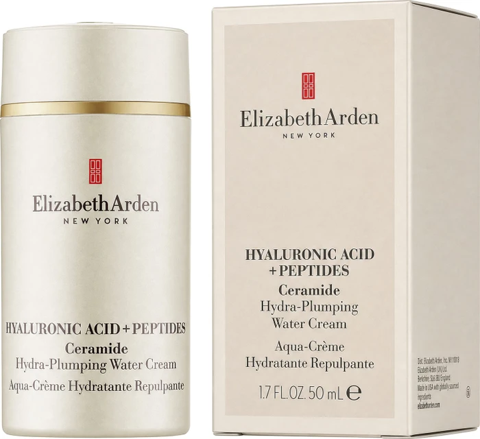 Elizabeth Arden Hyaluronic Acid + Peptides Ceramide Hydra-Plumping Water Cream, 50ml