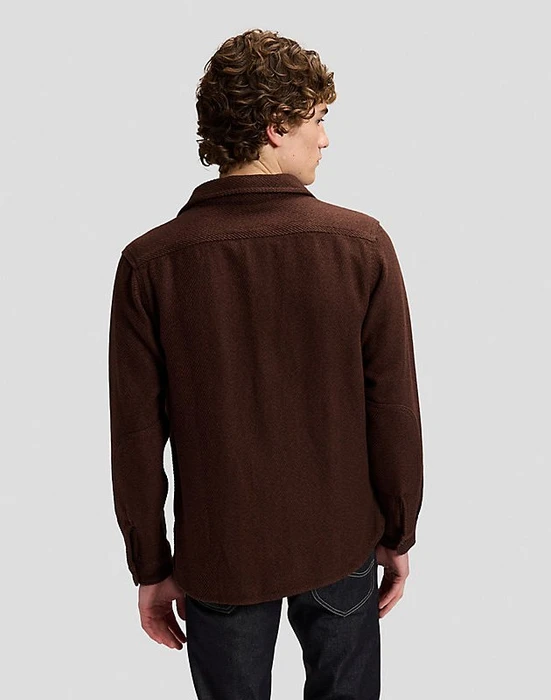 Lee 101 Heritage Workwear Relaxed Hemd langarm brown jaspe (Herren)