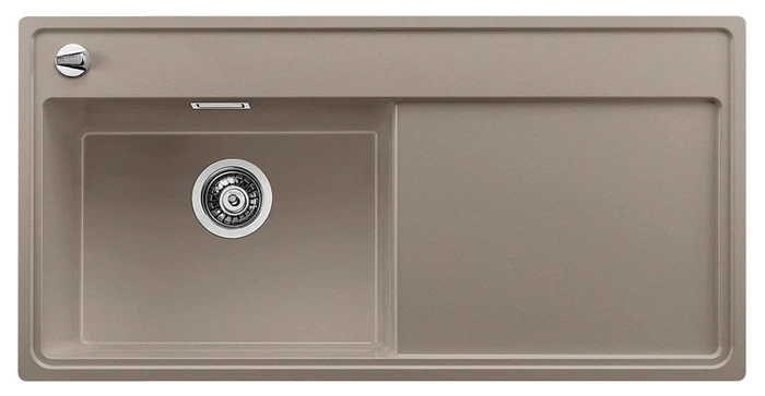 Blanco Zenar XL 6 S Becken links mit Ablauffernbedienung tartufo inkl. Holzschneidebrett