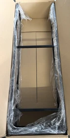 Westmann Porthos Kaminholzregal 40x20x120cm schwarz