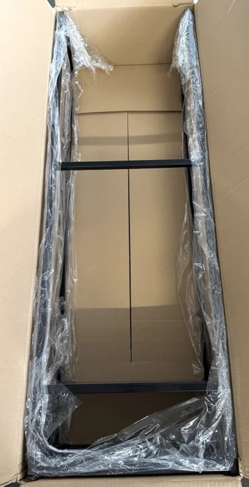 Westmann Porthos Kaminholzregal 40x20x120cm schwarz