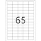 Herma Poweretiketten, 38.1x21.2mm, weiß, matt, 25 Blatt (1625 Etiketten) Vorschaubild