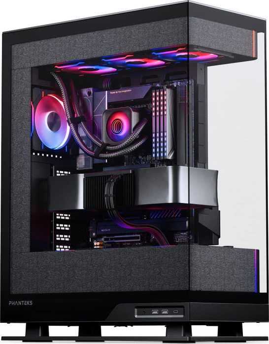 Phanteks Evolv X2 Matrix, schwarz, Glasfenster