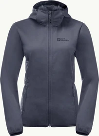 Jack Wolfskin Windhain Hoody Funktionsjacke dolphin (Damen)