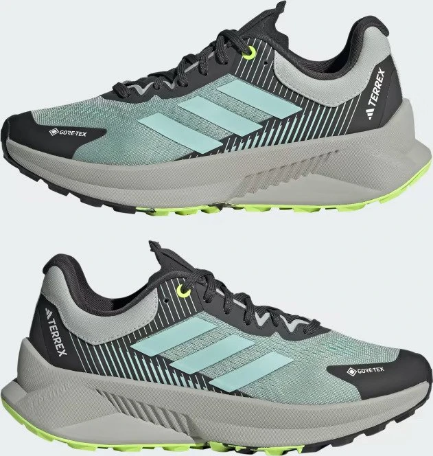 adidas Terrex Soulstride Flow GTX wonder silver/semi flash aqua/lucid lemon (Damen)