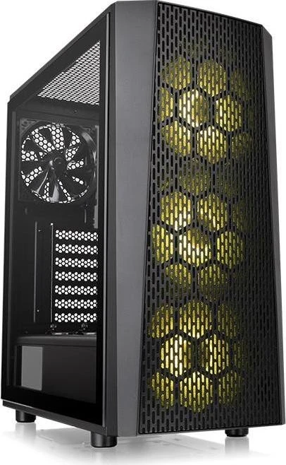 Thermaltake Versa J24 TG RGB, schwarz, Glasfenster