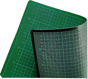 Ecobra Profi-Cutting-Mat selbstheilende Schneidematte 5-lagig, beidseitig bedruckt, A1, schwarz/grün