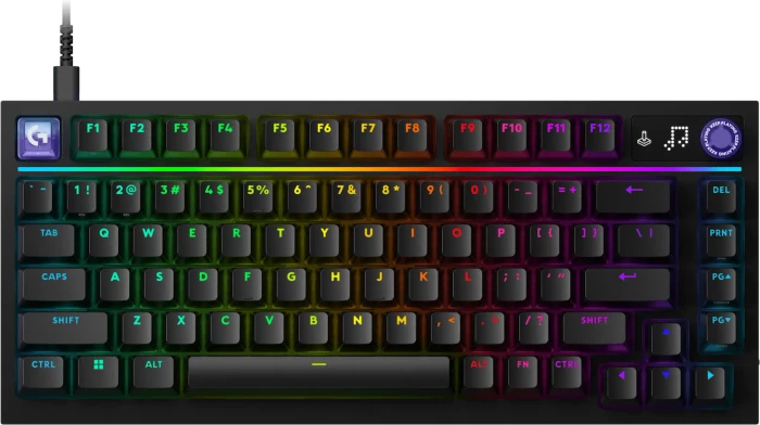 Logitech G316 X 75, schwarz, Tactile Switch, USB, HR/SI