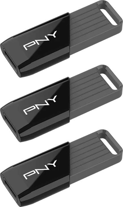 PNY Attaché X 128GB, USB-A, USB 3.2 Gen 1×1, 3er-Pack