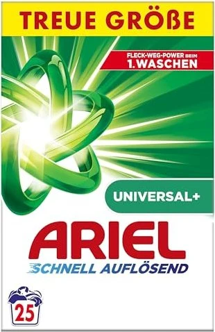 Ariel Universal+ Pulver Waschmittel, 1.50kg