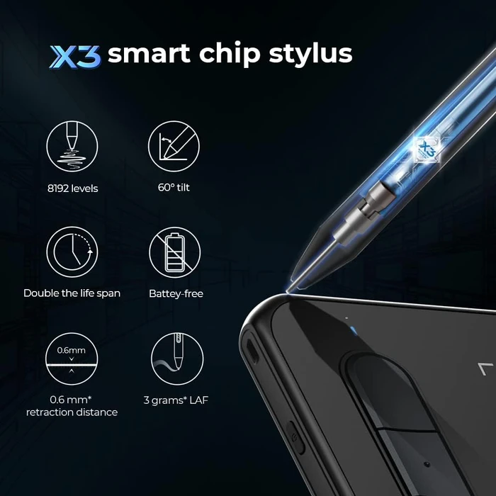 XP-Pen Deco MW Bluetooth, schwarz