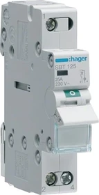 Hager Ausschalter 25A 1 Schließer 230V AC 1PLE