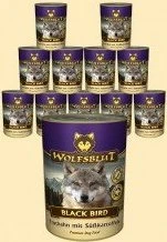 Wolfsblut Black Bird Truthahn mit Süßkartoffeln, 4.74kg (12x 395g)