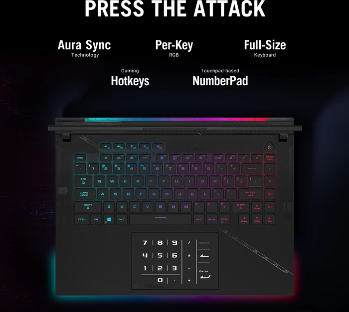 ASUS ROG Strix Scar 16 (2023) G634JZ-NM045W, Off Black, Core i9-13980HX, 64GB RAM, 4TB SSD, GeForce RTX 4080, DE