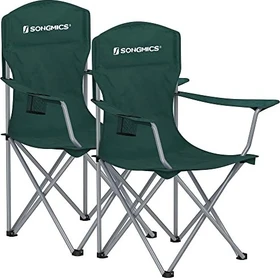 Songmics 2er Set Campingsessel grün