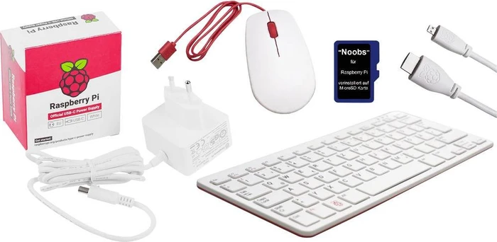 Raspberry Pi 500 Desktop Kit, 8GB RAM, DE