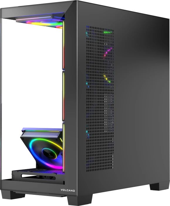 Modecom Volcano Stellar ARGB 8F Black, Glasfenster