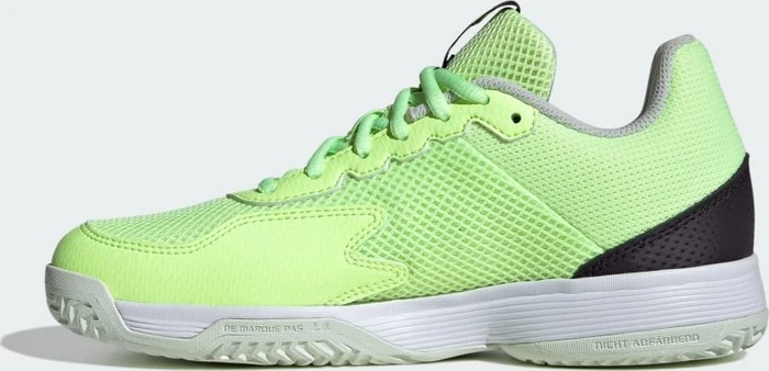 adidas Courtflash green spark/aurora black/lucid lemon (Junior)