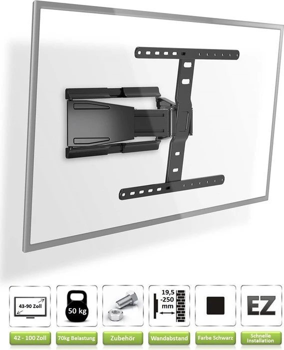 Nedis TVWM5560BK